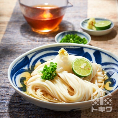 冷やしぶっかけうどん｜だしも飲み干す夏定番うどん