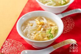 白菜と春雨の中華スープ