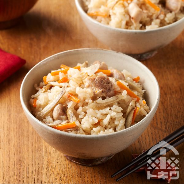 鶏ごぼう炊き込みごはん