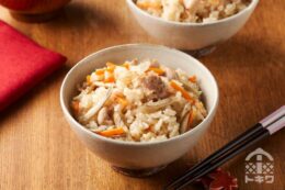 鶏ごぼう炊き込みごはん